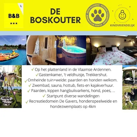 לינה וארוחת בוקר De Boskouter